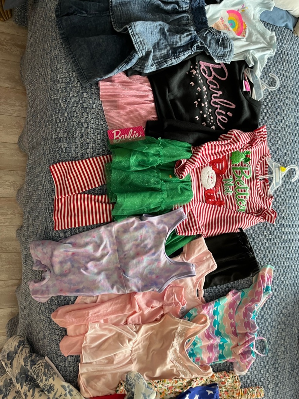 Barbie Girls Outfit Mix in Black, Pink, Green, Red, Purple
